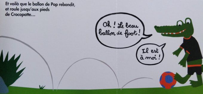 Pop joue au foot