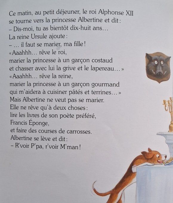 Princesse Albertine ne veut pas se marier