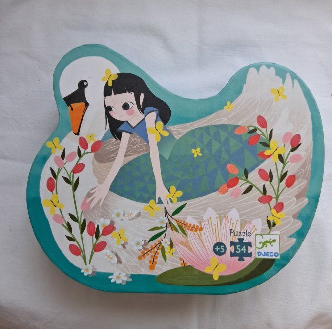Puzzle la demoiselle au cygne
