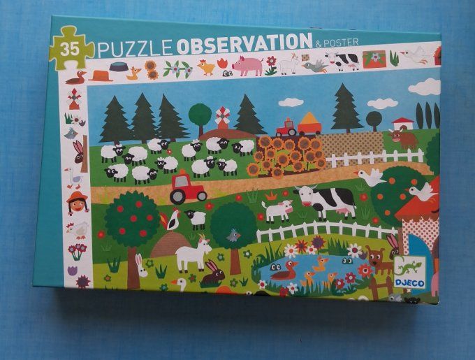 Puzzle observation la ferme