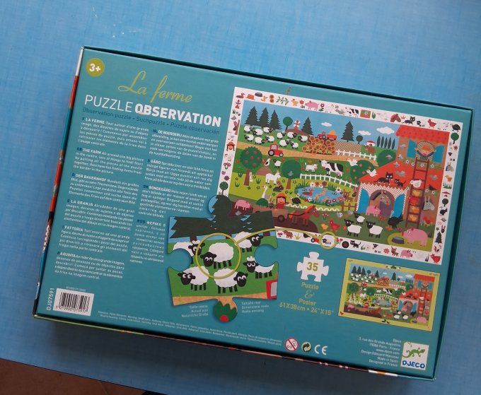 Puzzle observation la ferme
