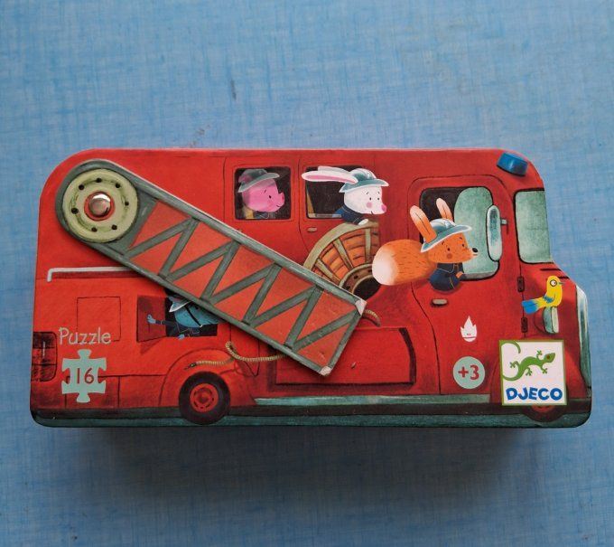 Puzzle camion de pompier