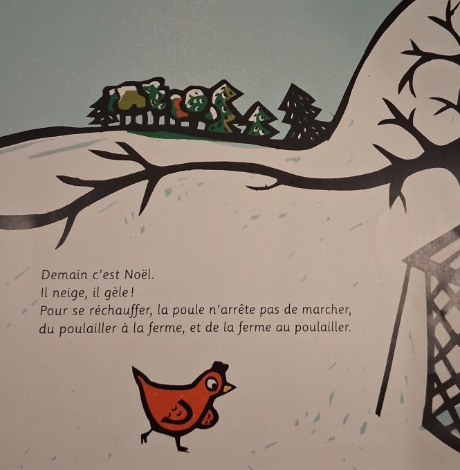 Quatre amis dans la neige