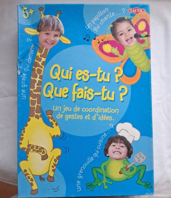 Jeu qui es-tu ? Que fais-tu ?
