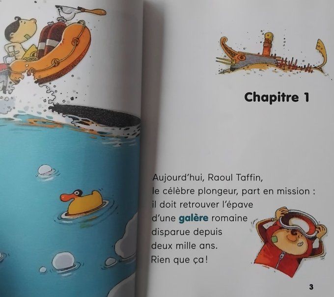 Raoul Taffin tombe à l'eau