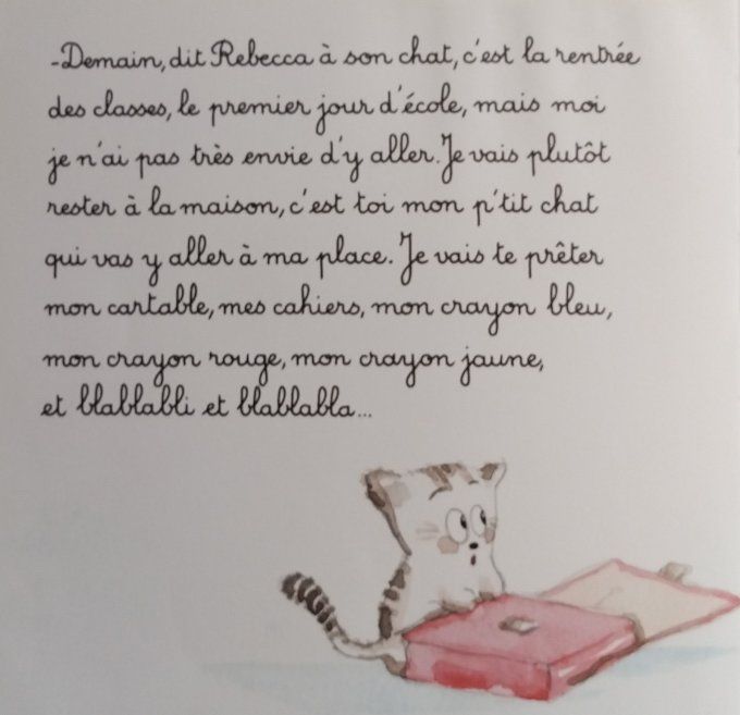 La rentrée des classes, Rebecca Blabla