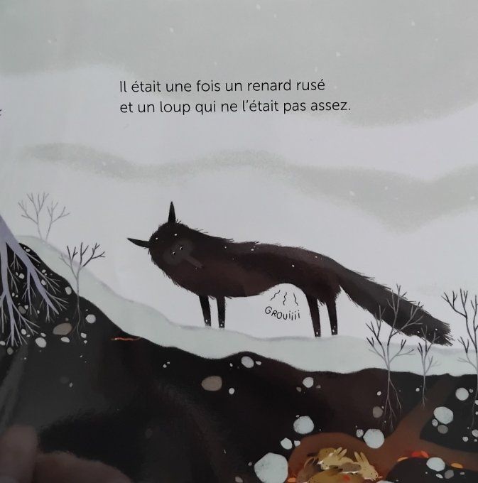 Renart et la pêche à la queue, mes p'tits contes