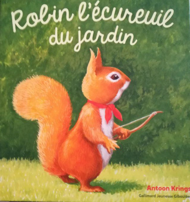 Robin, l'écureuil du jardin 