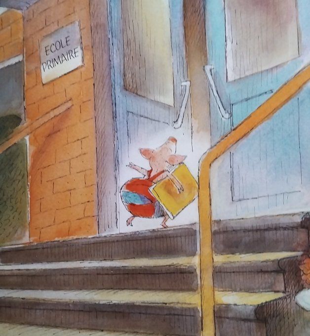 Rufus va à l'école