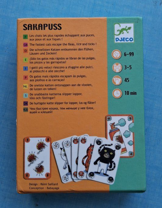 Jeu de carts Sakapuss