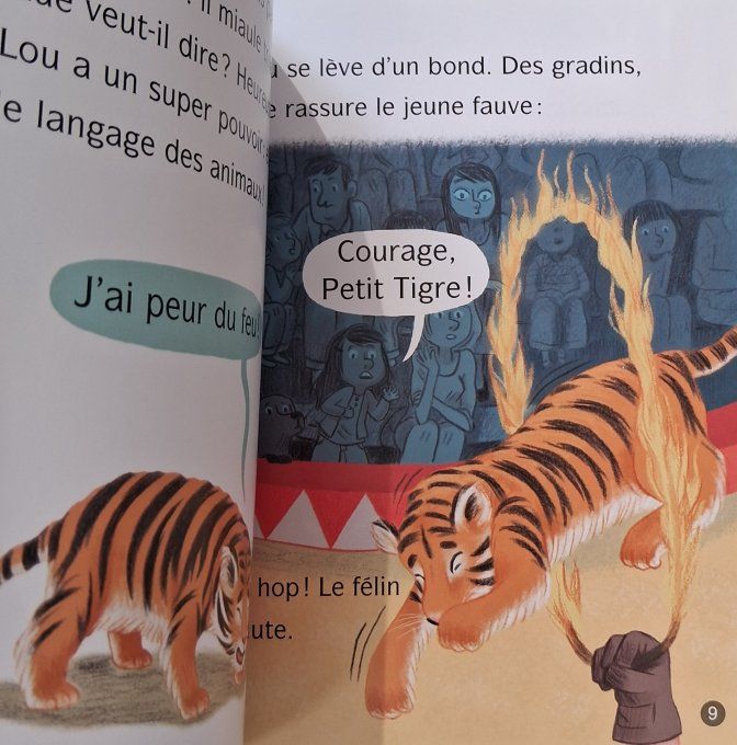 Les animaux de Lou, sauve-toi Petit Tigre ! CP