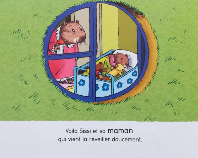 Sissi, la marmotte et son doudou