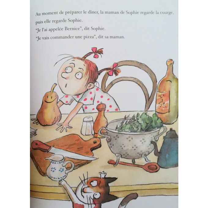 Sophie et sa courge