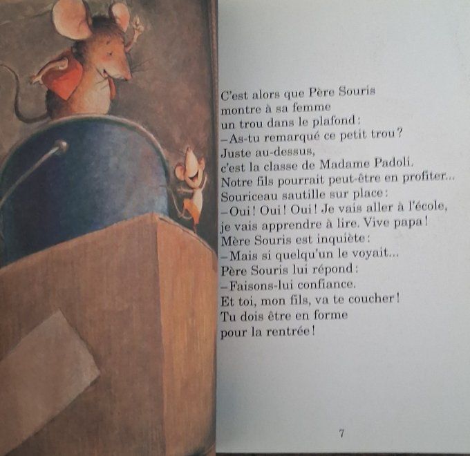 Souriceau veut apprendre à lire
