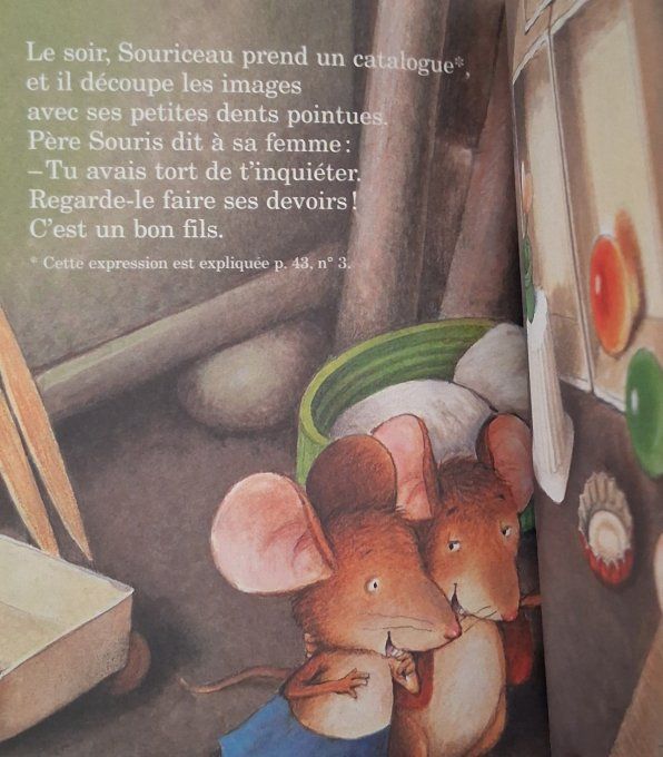 Souriceau veut apprendre à lire