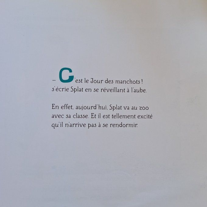 Splat et la sortie de classe