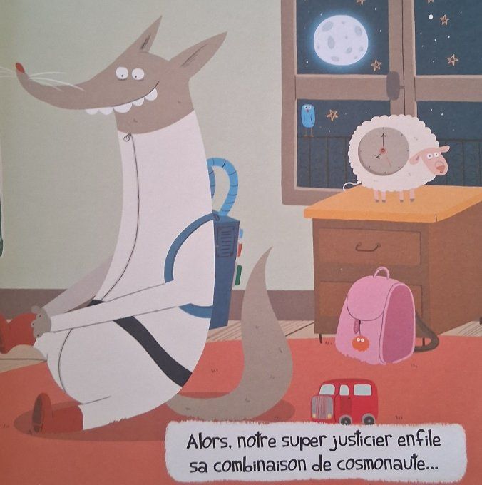 Super Loup fait un super rêve