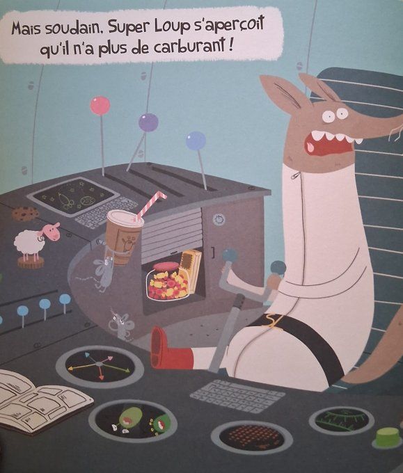 Super Loup fait un super rêve