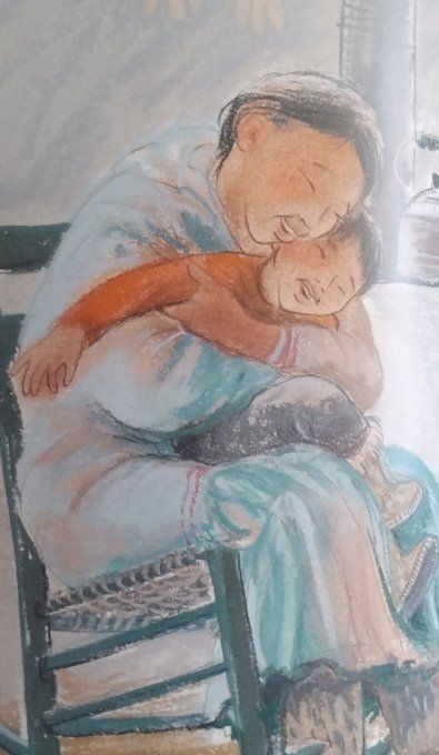 Sur les genoux de Maman