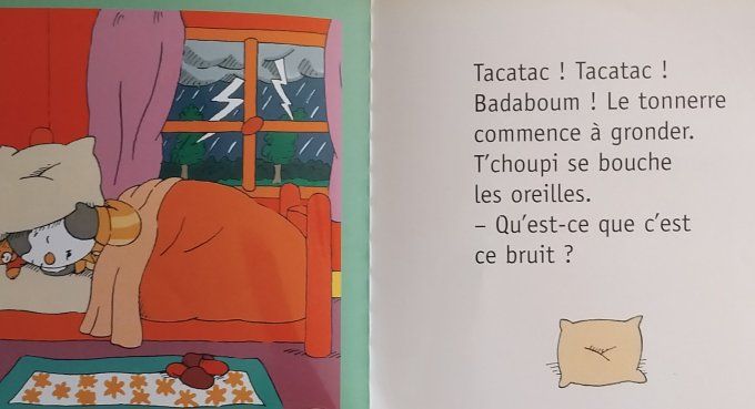 T'choupi a peur de l'orage