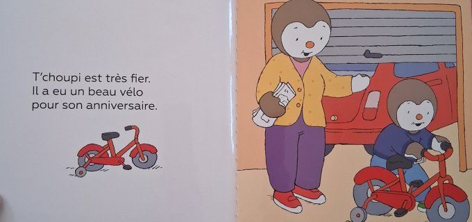 T'choupi fait du vélo