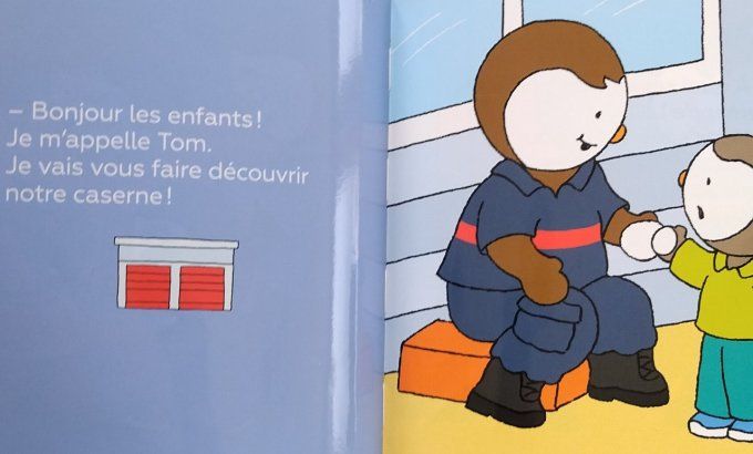 T'choupi visite la caserne de pompiers