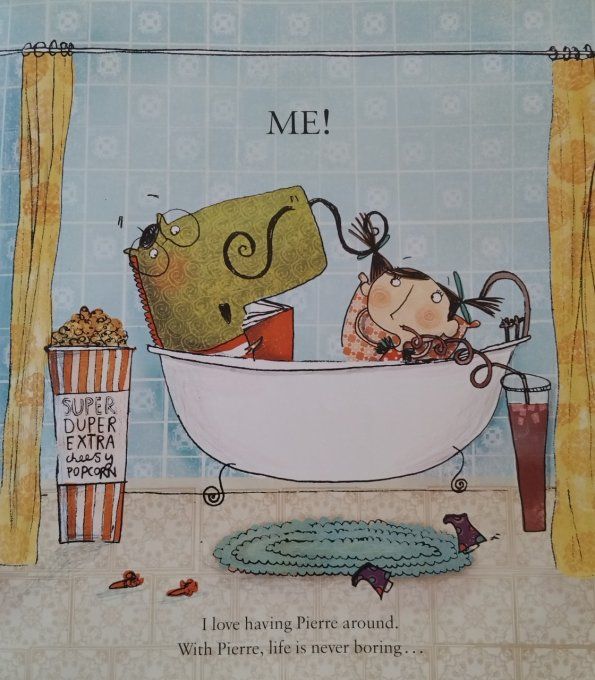 There's a dinosaur in my bathtub