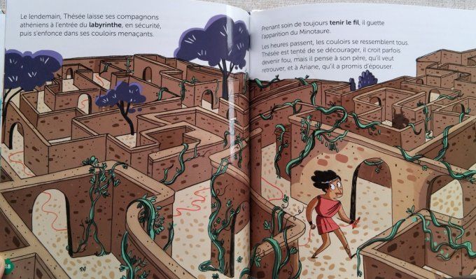 mes p'tit mythes grecs, Thésée et le minotaure 