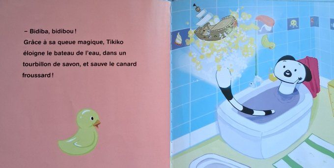 Tikiko prend son bain