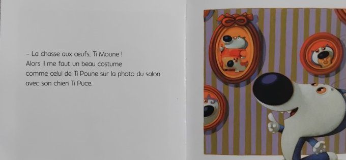 Tilou bleu veut être chercheur d'oeufs