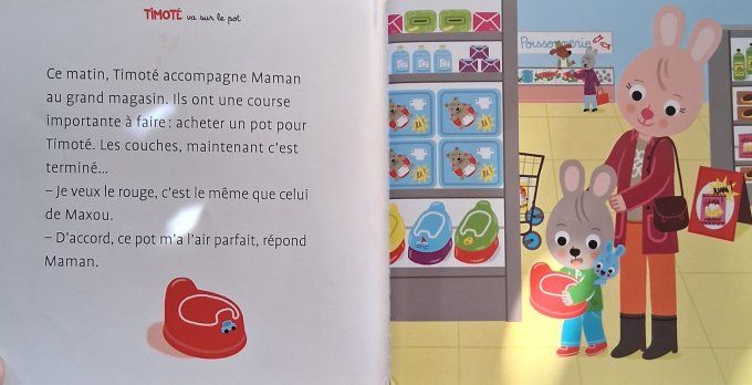 Timoté va sur le pot