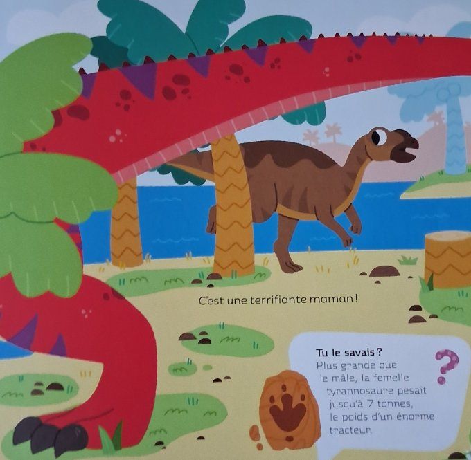 Tyrannosaure montre les crocs