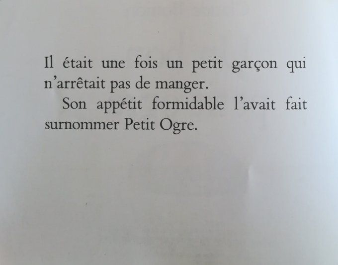 Un bon petit ogre