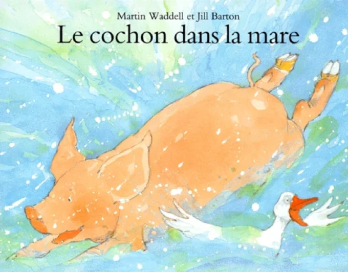 Le cochon dans la mare