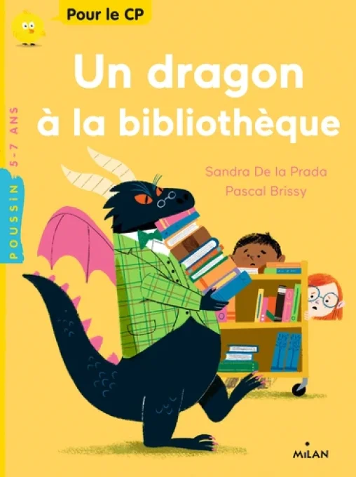 Un dragon à la bibliothèque pour le CP