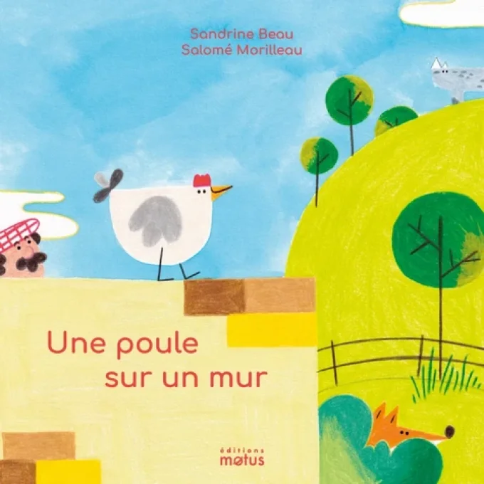 Une poule sur un mur comptine