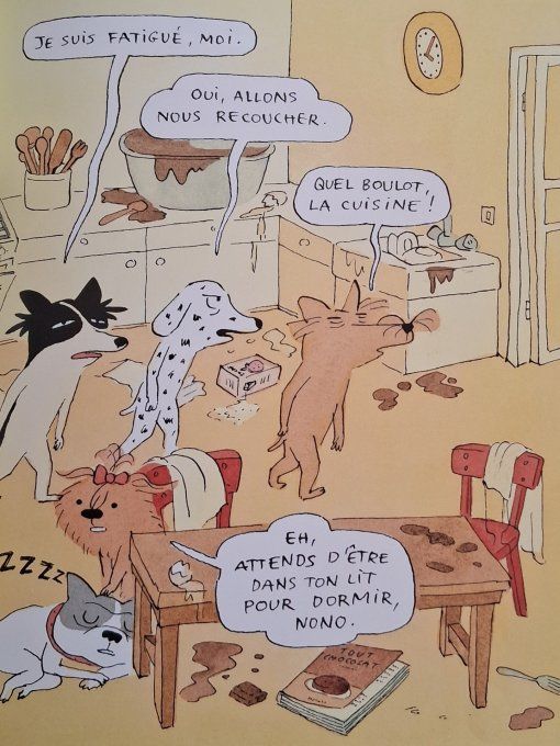 Un très très gros gâteau au chocolat