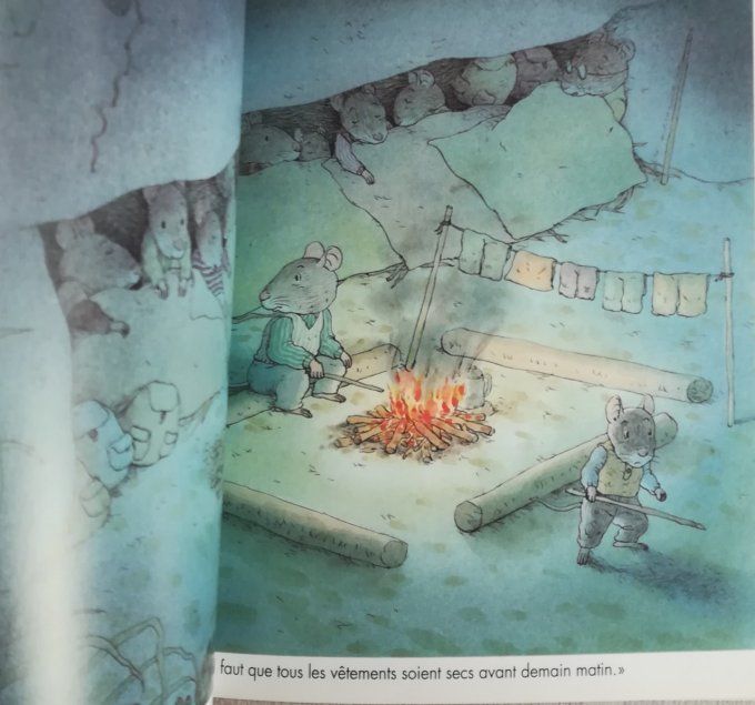 Une nouvelle maison pour la famille souris