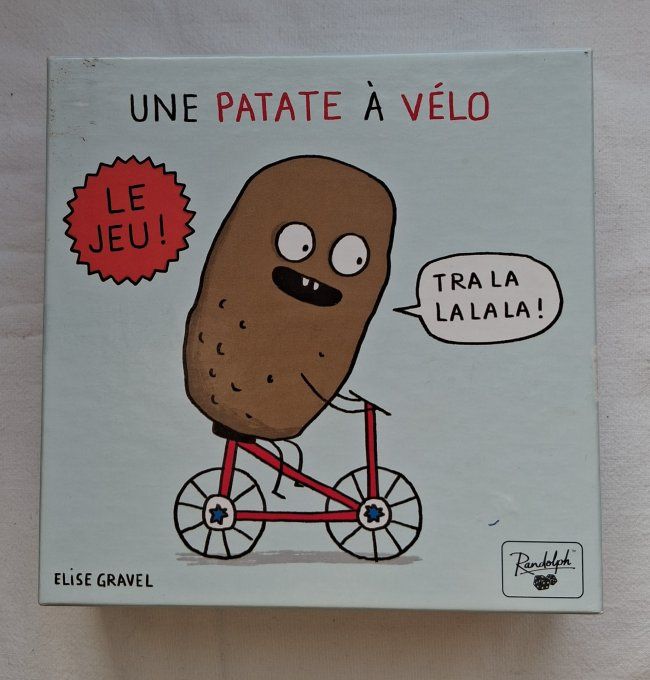 Une patate à vélo