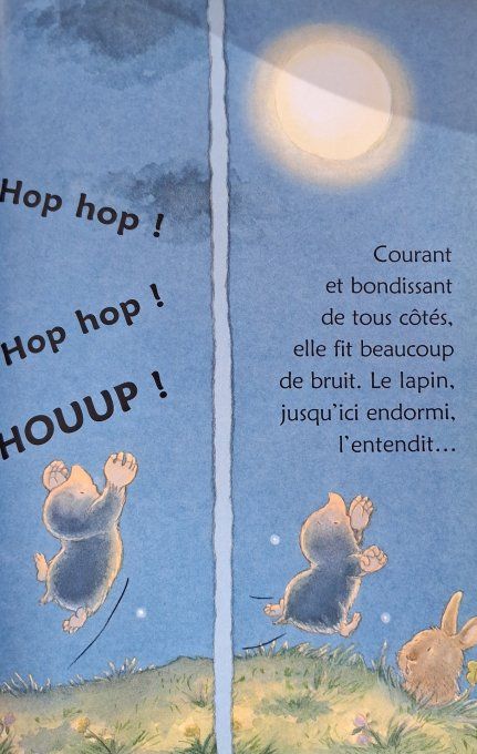 Une taupe au clair de lune