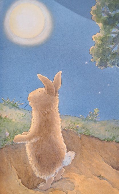 Une taupe au clair de lune