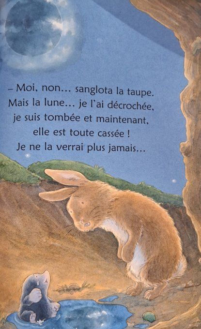 Une taupe au clair de lune