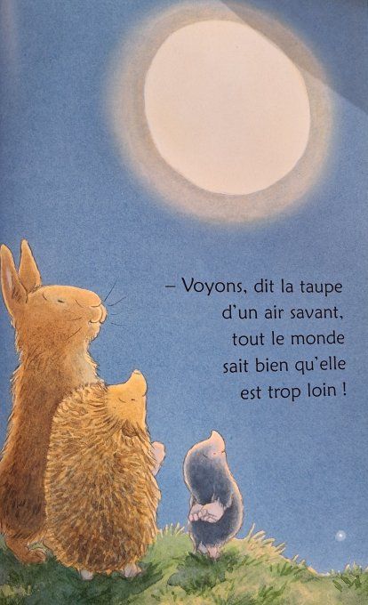 Une taupe au clair de lune