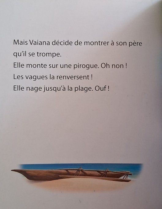 Vaiana la légende de Te Fiti, lecture CP