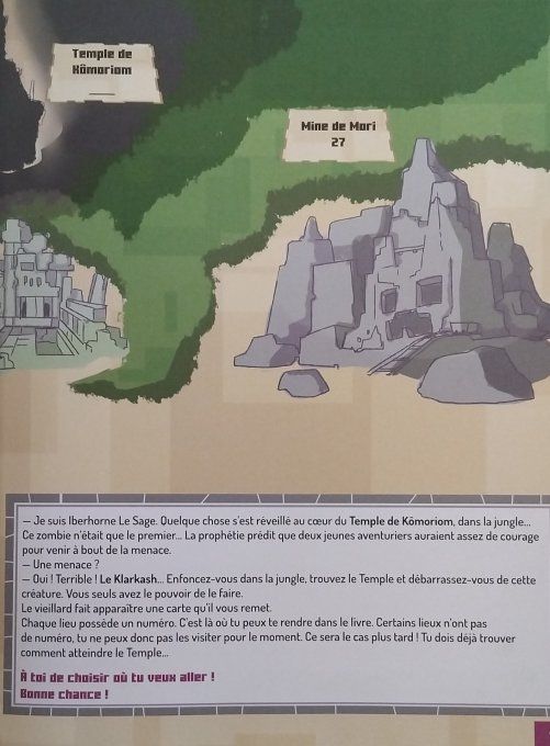 Vivez l'aventure Minecraft les ruines de Kômoriom