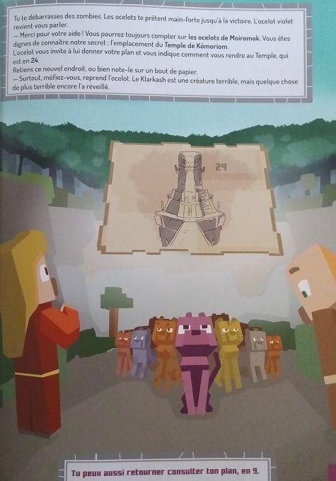 Vivez l'aventure Minecraft les ruines de Kômoriom