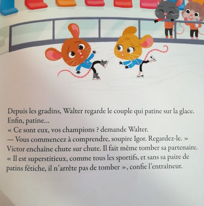 Walter enquête à la patinoire, mes p'tits albums